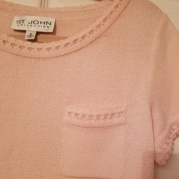 St John's Pink Knit Dress - Picture 3 of 3